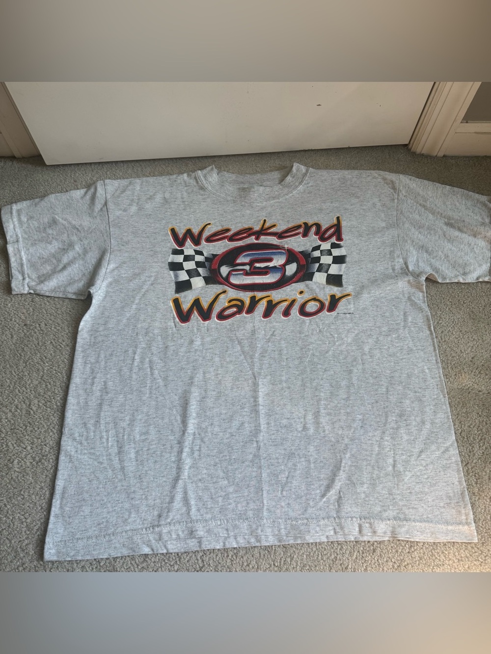 Vintage 90s NASCAR Dale Earnhardt Sr Weekend Warrior Racing T-Shirt